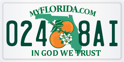 FL license plate 0248AI