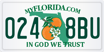 FL license plate 0248BU