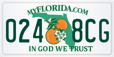 FL license plate 0248CG