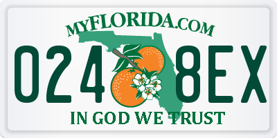 FL license plate 0248EX