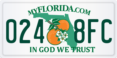 FL license plate 0248FC