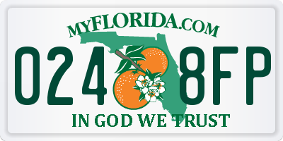 FL license plate 0248FP