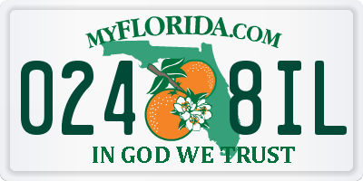 FL license plate 0248IL
