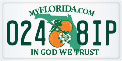 FL license plate 0248IP