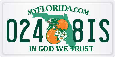 FL license plate 0248IS