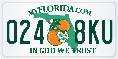 FL license plate 0248KU
