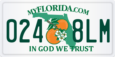 FL license plate 0248LM