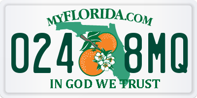 FL license plate 0248MQ