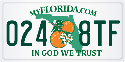 FL license plate 0248TF