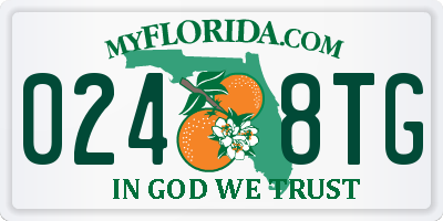 FL license plate 0248TG