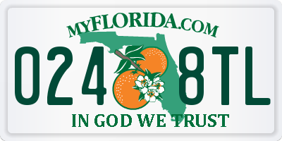 FL license plate 0248TL