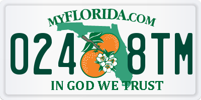 FL license plate 0248TM