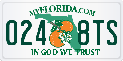 FL license plate 0248TS