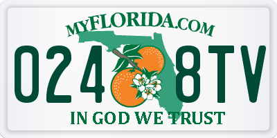 FL license plate 0248TV