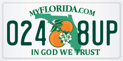 FL license plate 0248UP