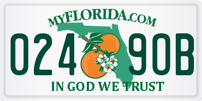 FL license plate 0249OB
