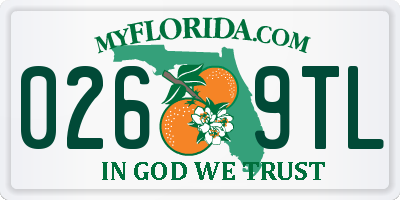 FL license plate 0269TL