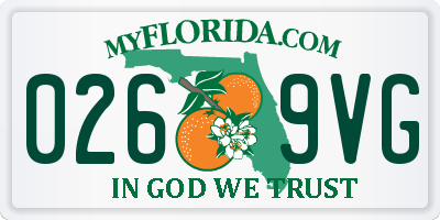FL license plate 0269VG