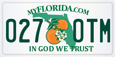 FL license plate 0270TM