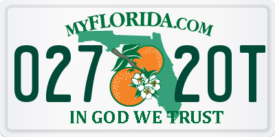 FL license plate 0272OT