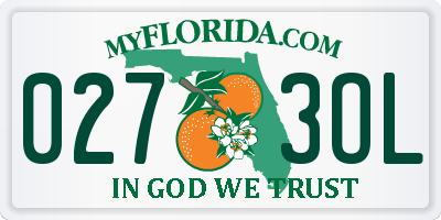 FL license plate 0273OL