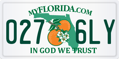 FL license plate 0276LY