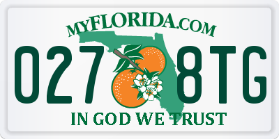 FL license plate 0278TG