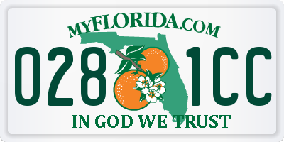 FL license plate 0281CC
