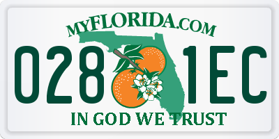 FL license plate 0281EC