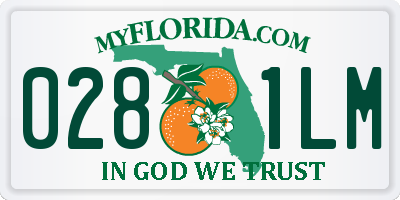 FL license plate 0281LM