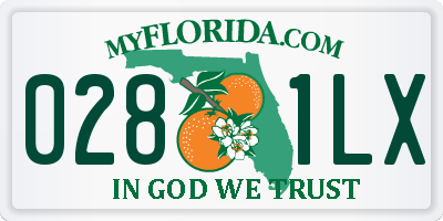 FL license plate 0281LX