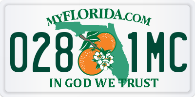 FL license plate 0281MC