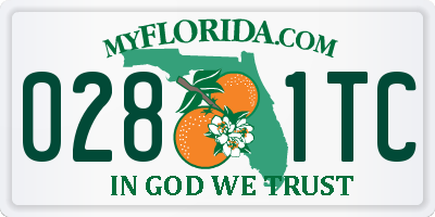 FL license plate 0281TC