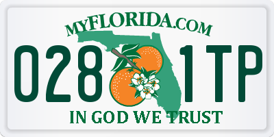 FL license plate 0281TP