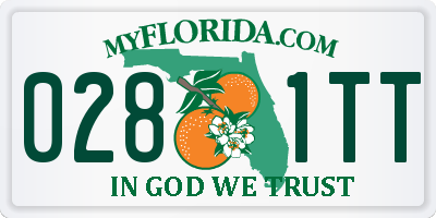 FL license plate 0281TT