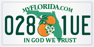 FL license plate 0281UE