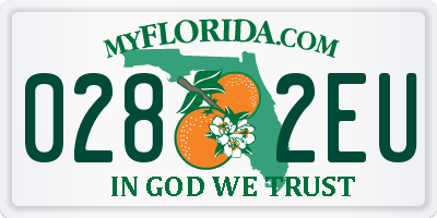 FL license plate 0282EU