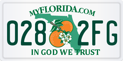FL license plate 0282FG