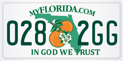 FL license plate 0282GG