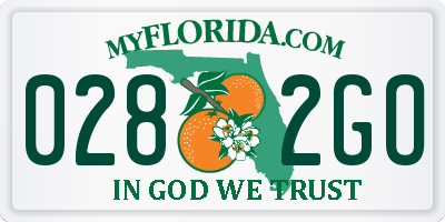 FL license plate 0282GO