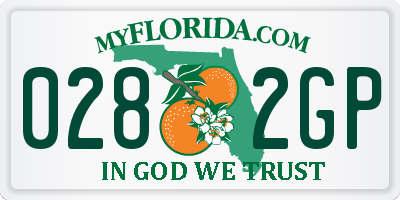 FL license plate 0282GP