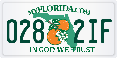 FL license plate 0282IF