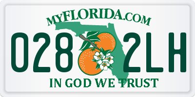 FL license plate 0282LH