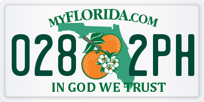 FL license plate 0282PH