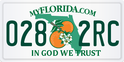 FL license plate 0282RC