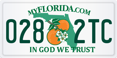 FL license plate 0282TC