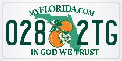 FL license plate 0282TG