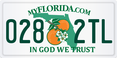 FL license plate 0282TL