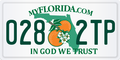 FL license plate 0282TP