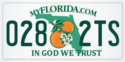 FL license plate 0282TS